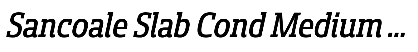 Sancoale Slab Cond Medium Italic